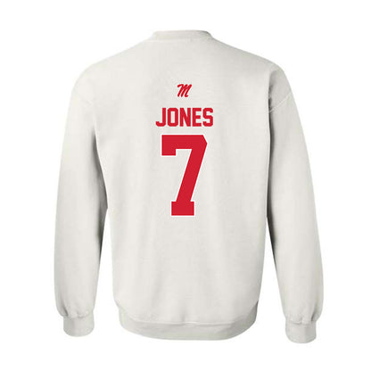 Ole Miss - NCAA Baseball : Topher Jones - Classic Shersey Crewneck Sweatshirt-1