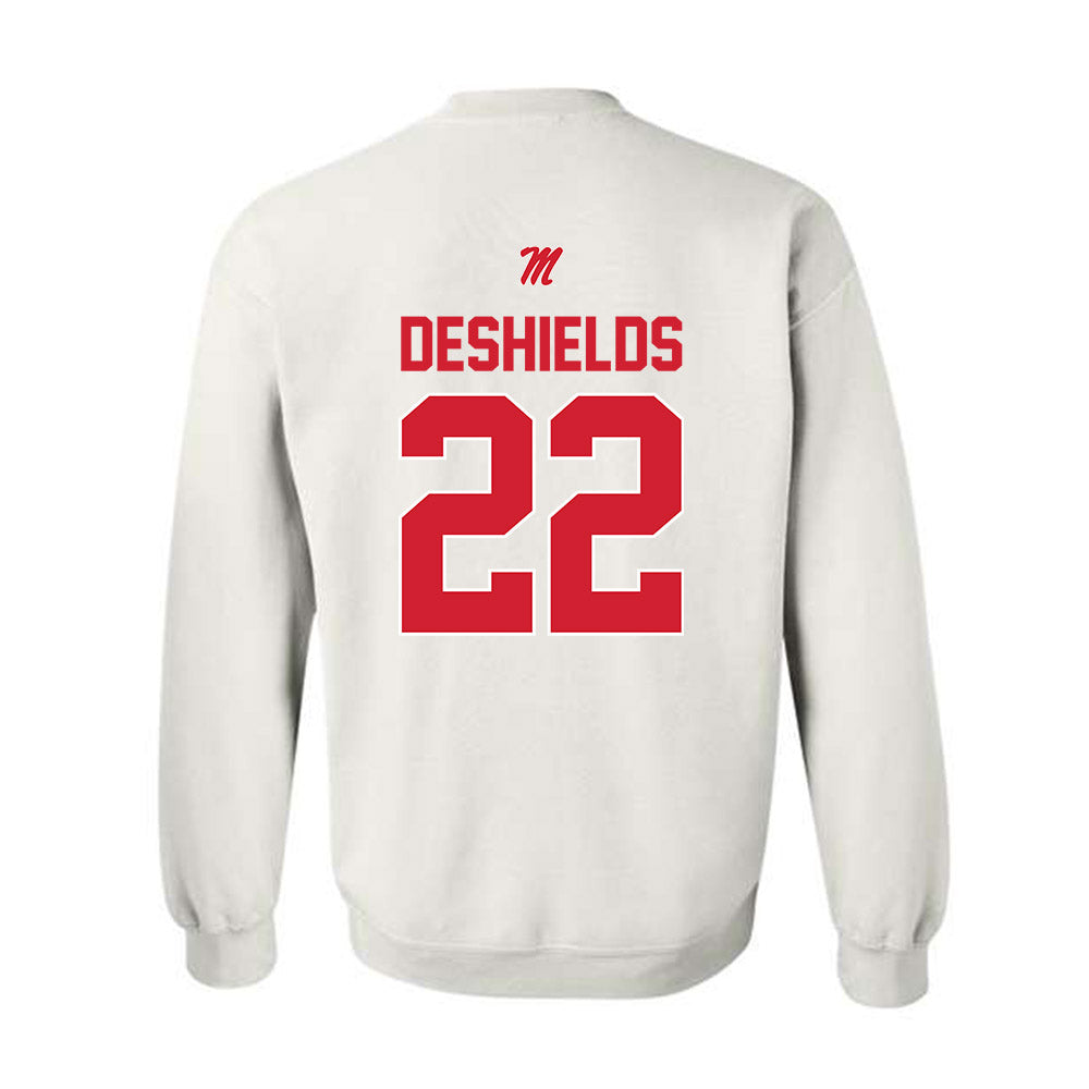 Ole Miss - NCAA Women's Basketball : Denim DeShields - Crewneck Sweatshirt-1