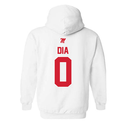 Ole Miss - NCAA Men's Basketball : Malik Dia - Hooded Sweatshirt-1