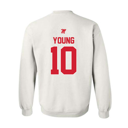 Ole Miss - NCAA Women's Basketball : J'Adore Young - Crewneck Sweatshirt-1