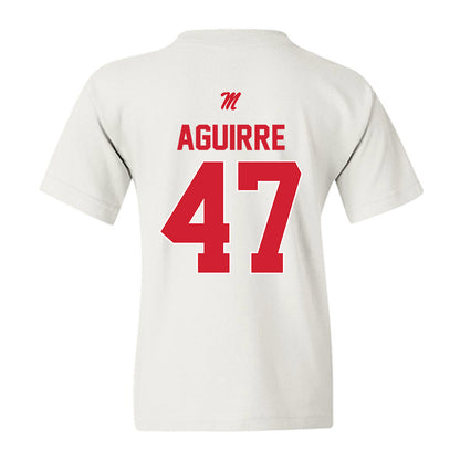 Ole Miss - NCAA Football : Anthony Aguirre - Youth T-Shirt-1