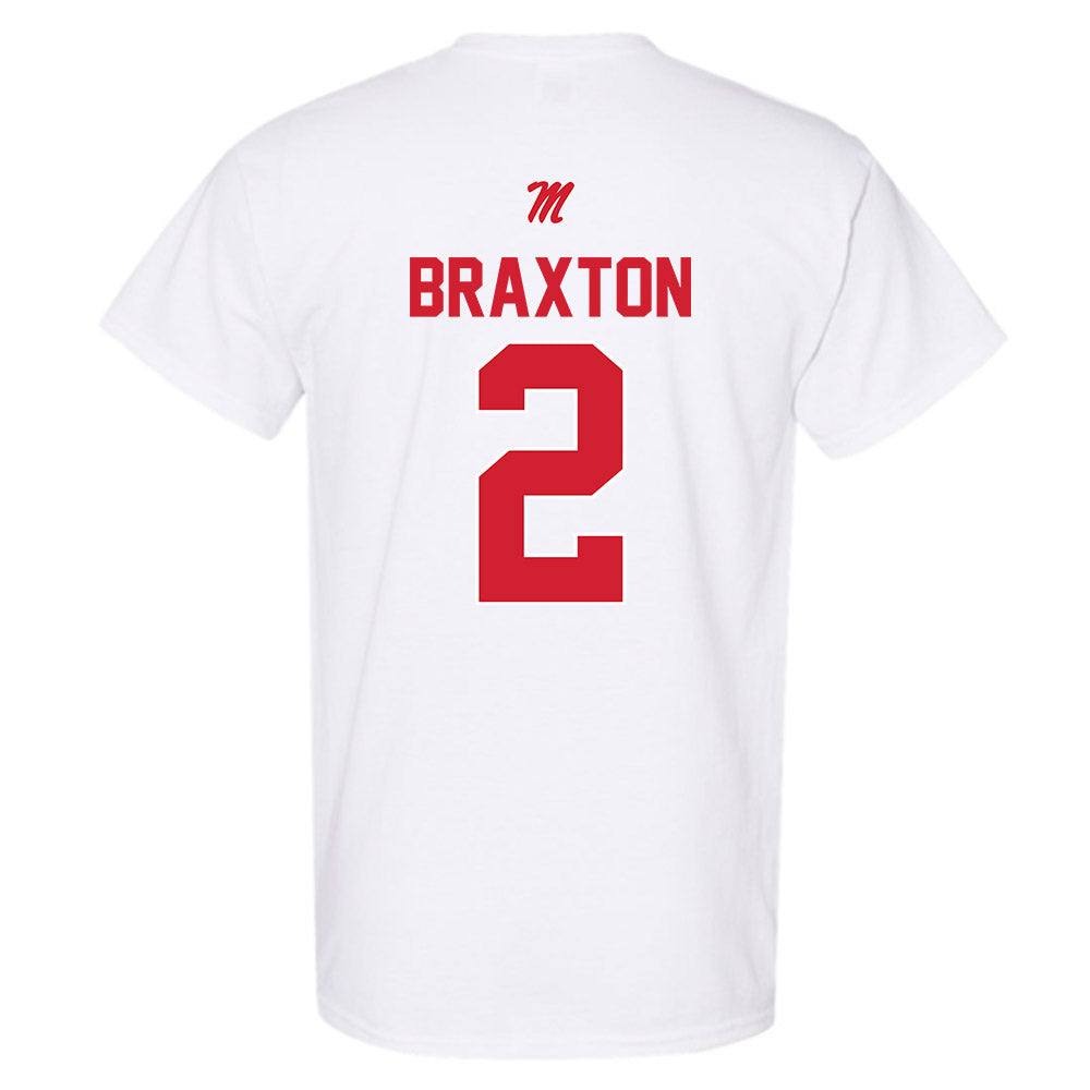 Ole Miss - NCAA Football : Jaylon Braxton - T-Shirt-1