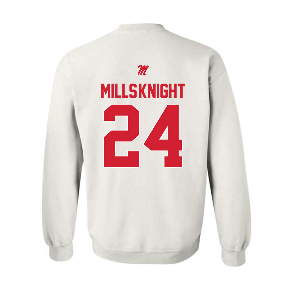 Ole Miss - NCAA Football : Shekai Mills-Knight - Crewneck Sweatshirt-1
