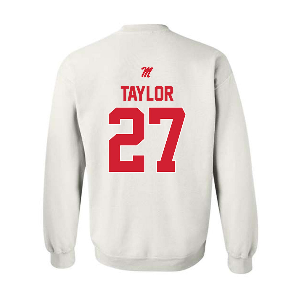 Ole Miss - NCAA Football : Macaleb Taylor - Classic Shersey Crewneck Sweatshirt-1