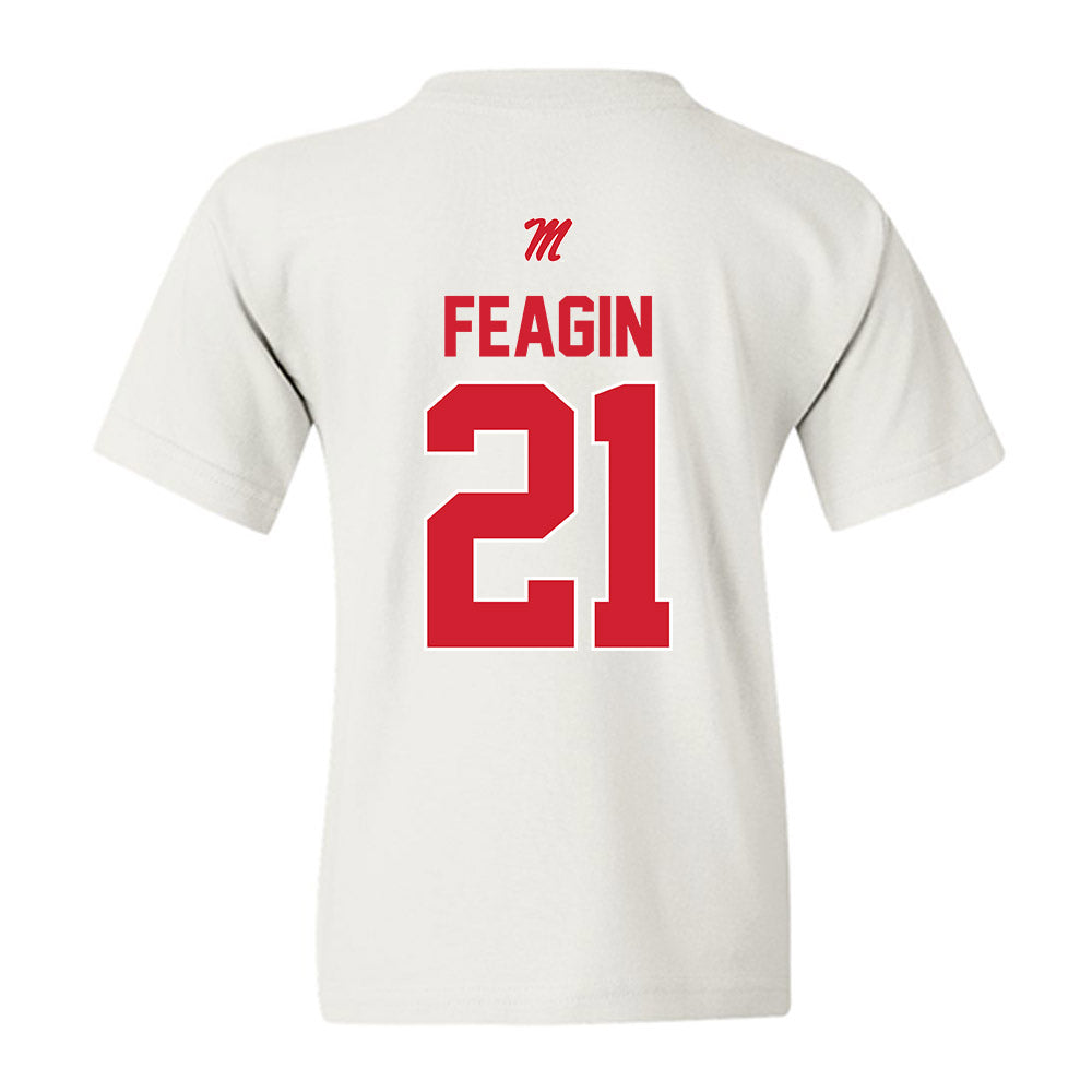 Ole Miss - NCAA Football : Tavoy Feagin - Youth T-Shirt-1
