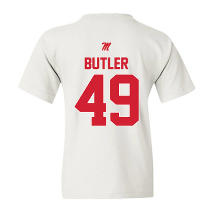 Ole Miss - NCAA Football : Tah'J Butler - Classic Shersey Youth T-Shirt-1