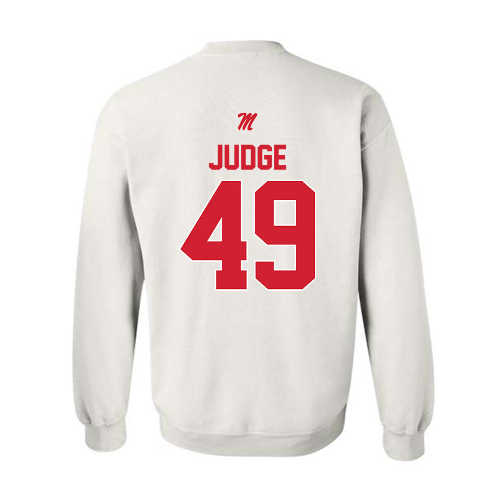 Ole Miss - NCAA Football : Sean Judge - Crewneck Sweatshirt-1