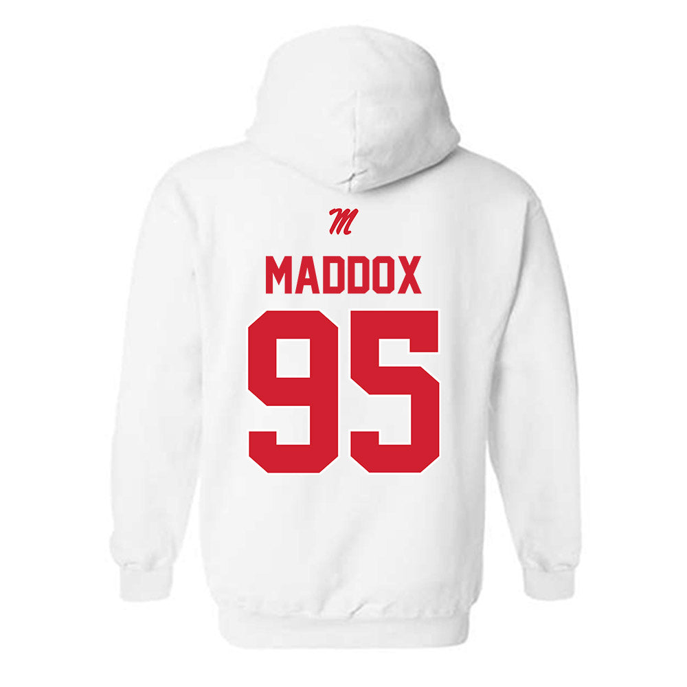 Ole Miss - NCAA Football : Andrew Maddox - Hooded Sweatshirt-1