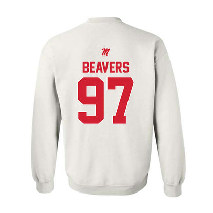 Ole Miss - NCAA Football : Kamron Beavers - Classic Shersey Crewneck Sweatshirt-1