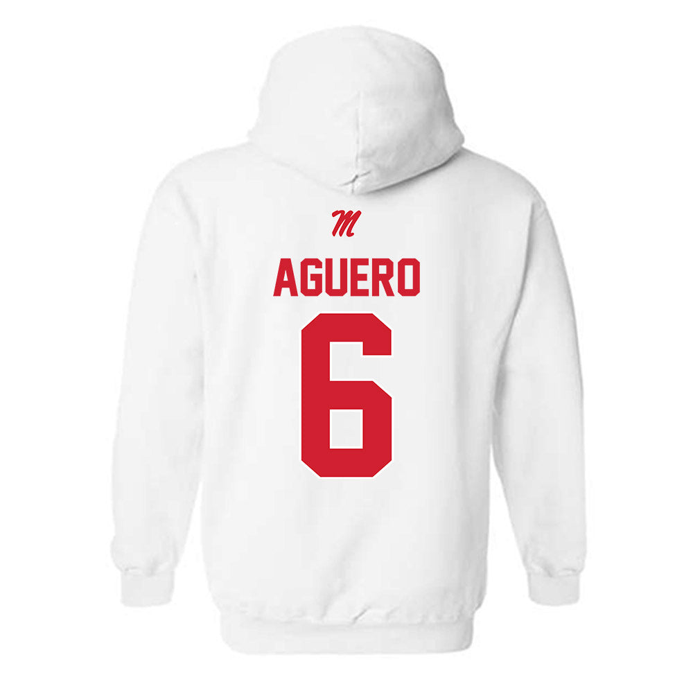 Ole Miss - NCAA Football : Joenel Aguero - Classic Shersey Hooded Sweatshirt-1