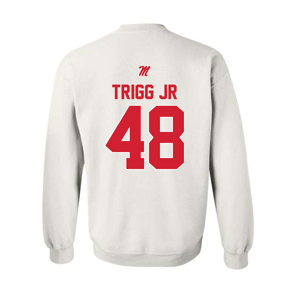 Ole Miss - NCAA Football : Mark Trigg Jr - Classic Shersey Crewneck Sweatshirt-1