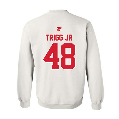 Ole Miss - NCAA Football : Mark Trigg Jr - Classic Shersey Crewneck Sweatshirt-1