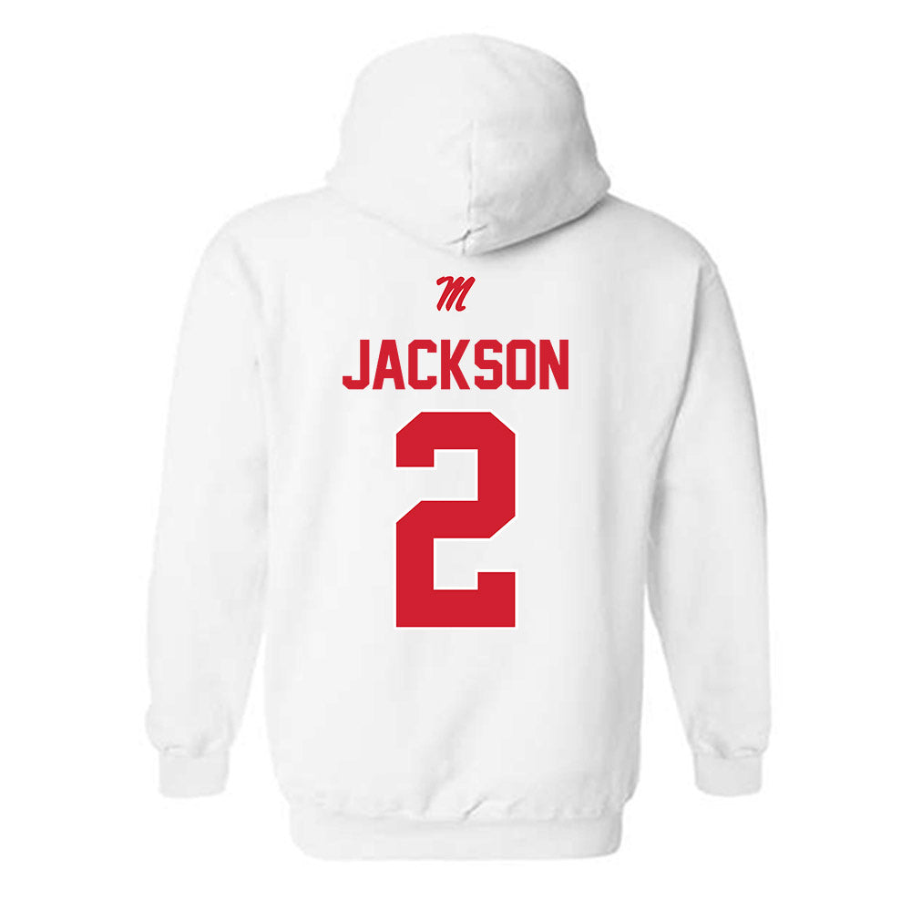 Ole Miss - NCAA Women's Volleyball : Ryea Jackson - Classic Shersey Hooded Sweatshirt-1