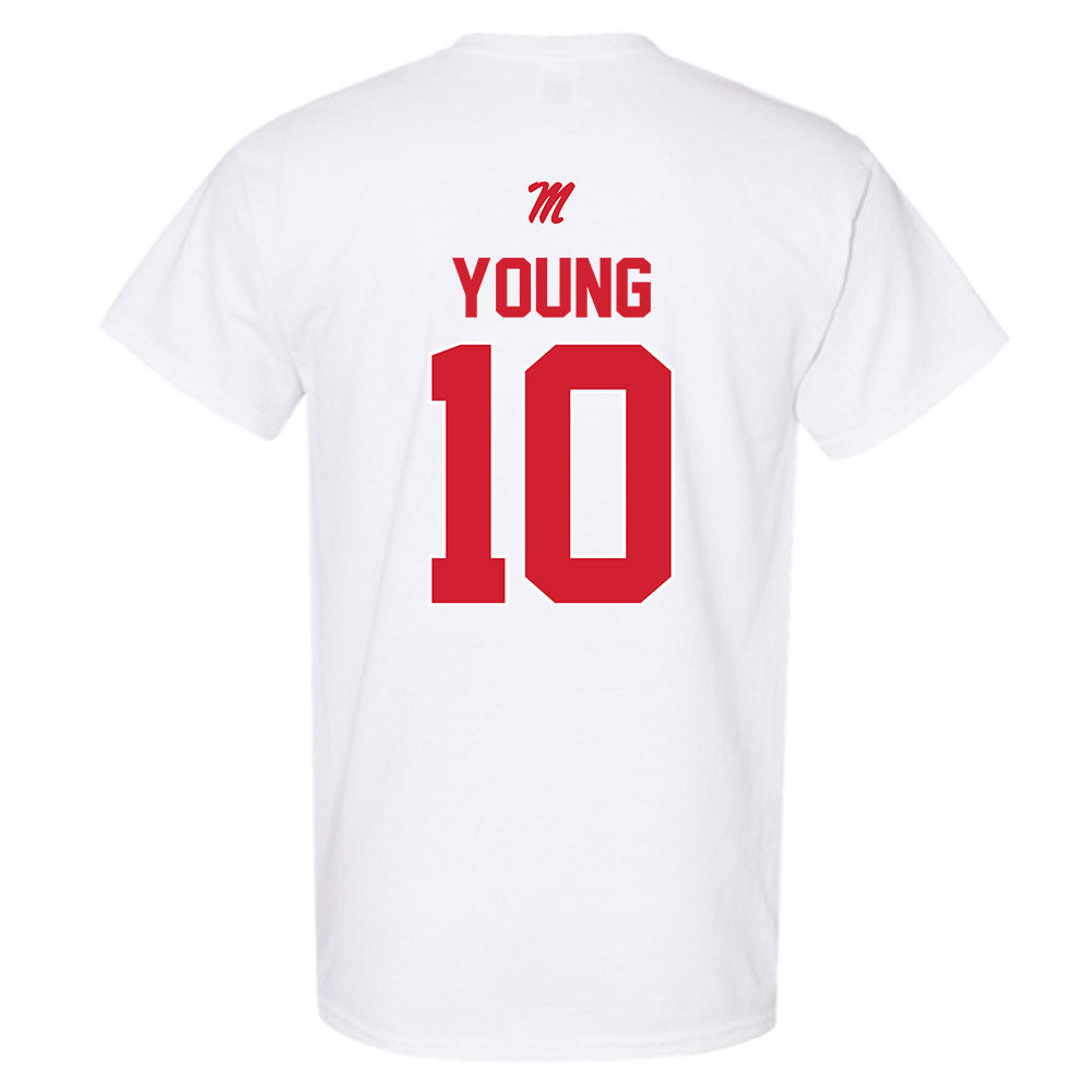 Ole Miss - NCAA Women's Basketball : J'Adore Young - T-Shirt-1