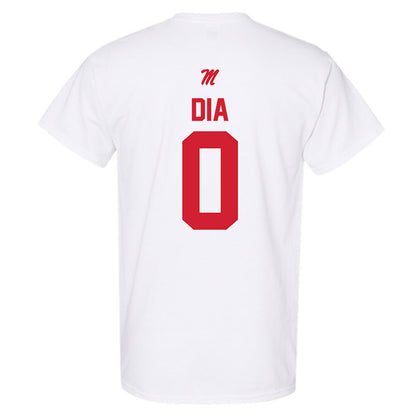 Ole Miss - NCAA Men's Basketball : Malik Dia - T-Shirt-1