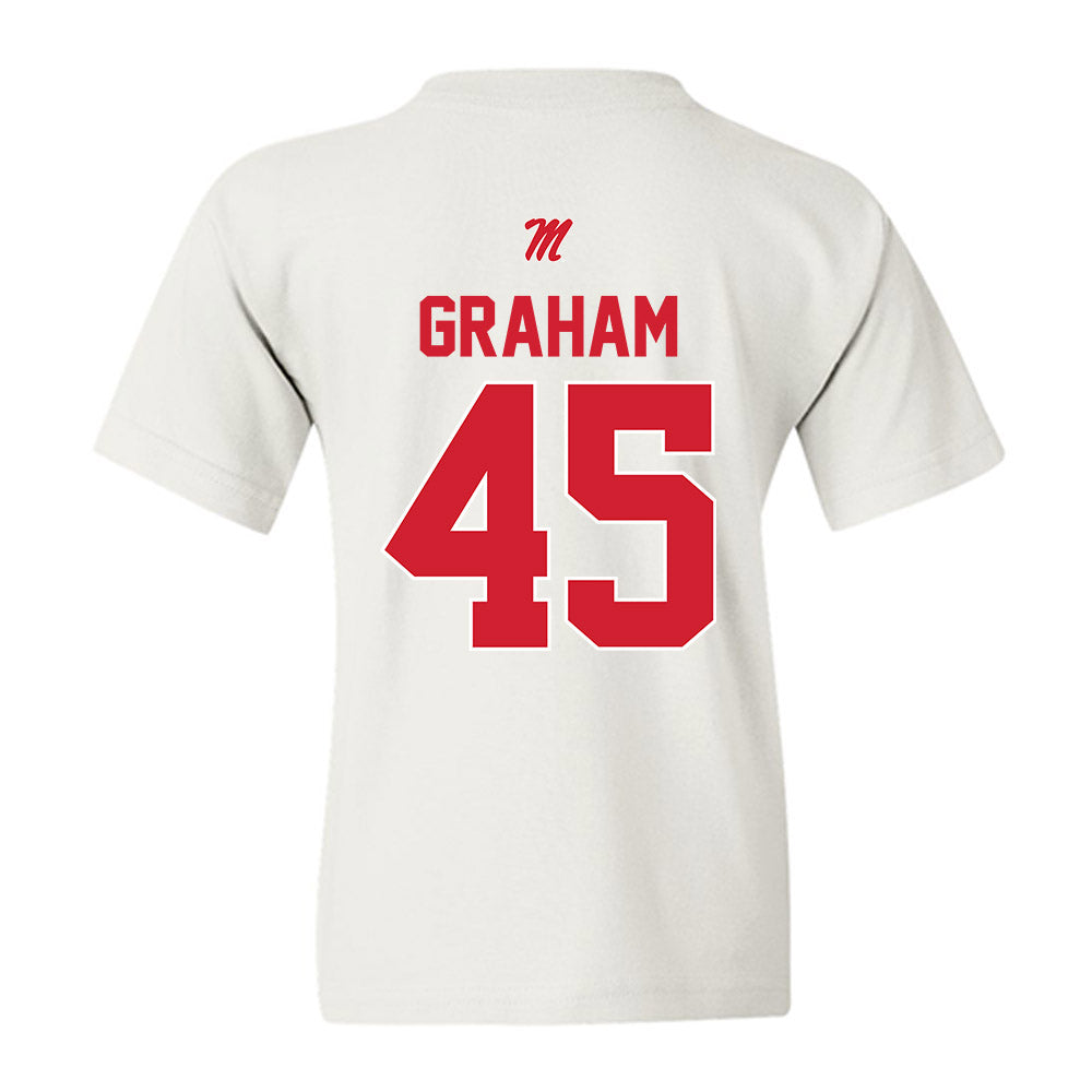 Ole Miss - NCAA Football : Talib Graham - Youth T-Shirt-1