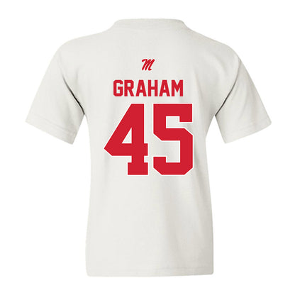 Ole Miss - NCAA Football : Talib Graham - Youth T-Shirt-1