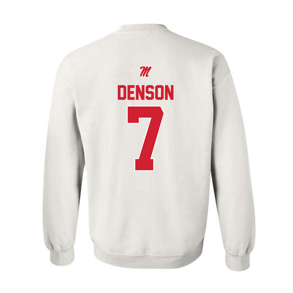 Ole Miss - NCAA Football : Sharif Denson - Classic Shersey Crewneck Sweatshirt-1