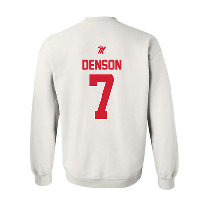 Ole Miss - NCAA Football : Sharif Denson - Classic Shersey Crewneck Sweatshirt-1