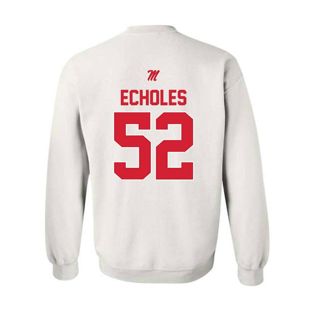 Ole Miss - NCAA Football : Will Echoles - Classic Shersey Crewneck Sweatshirt-1