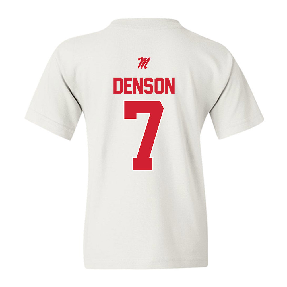 Ole Miss - NCAA Football : Sharif Denson - Classic Shersey Youth T-Shirt-1