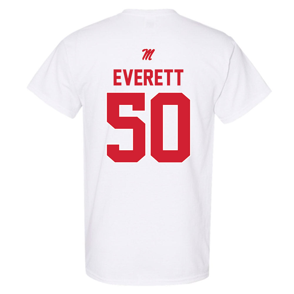 Ole Miss - NCAA Football : Troy Everett - Classic Shersey T-Shirt-1