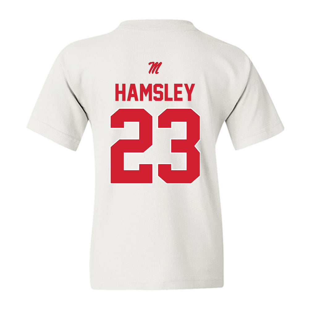 Ole Miss - NCAA Football : George Hamsley - Youth T-Shirt-1