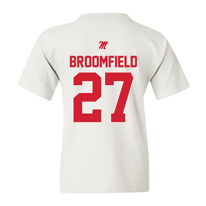 Ole Miss - NCAA Football : Patrick Broomfield - Classic Shersey Youth T-Shirt-1