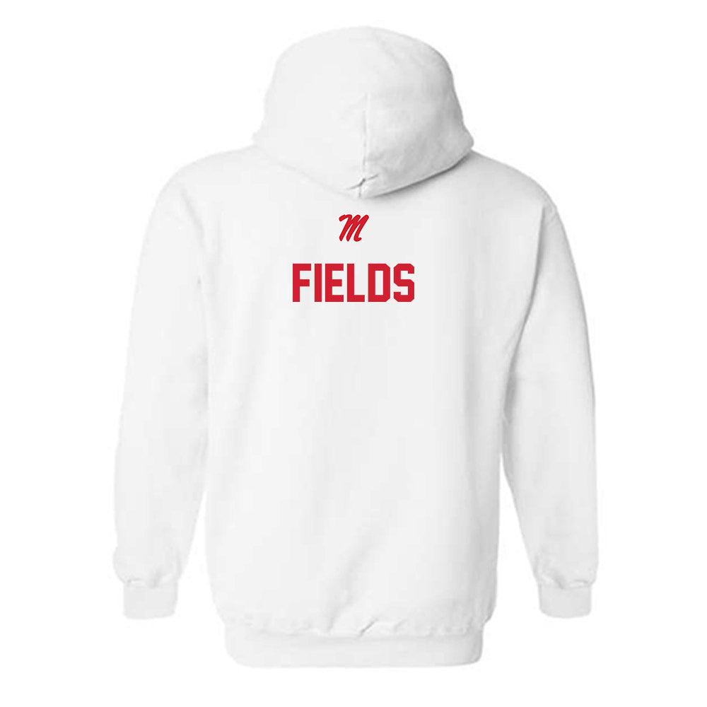 Ole Miss - NCAA Football : Horatio Fields - Classic Shersey Hooded Sweatshirt-1