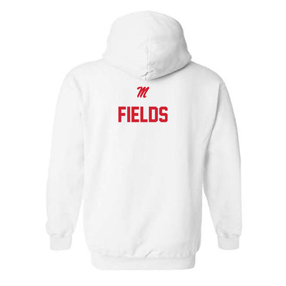 Ole Miss - NCAA Football : Horatio Fields - Classic Shersey Hooded Sweatshirt-1