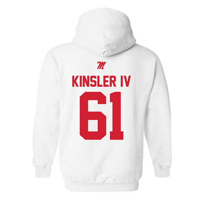 Ole Miss - NCAA Football : Tommy Kinsler IV - Classic Shersey Hooded Sweatshirt-1