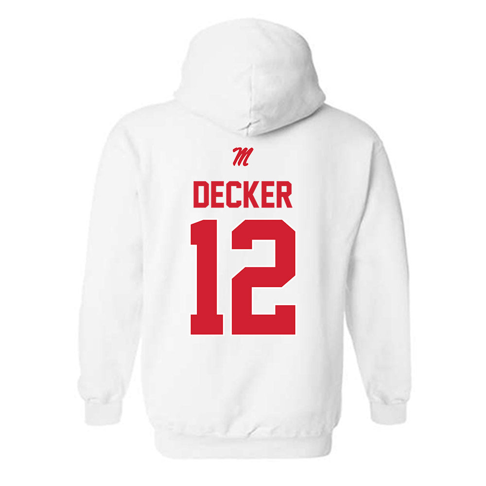 Ole Miss - NCAA Baseball : Dominic Decker - Classic Shersey Hooded Sweatshirt-1