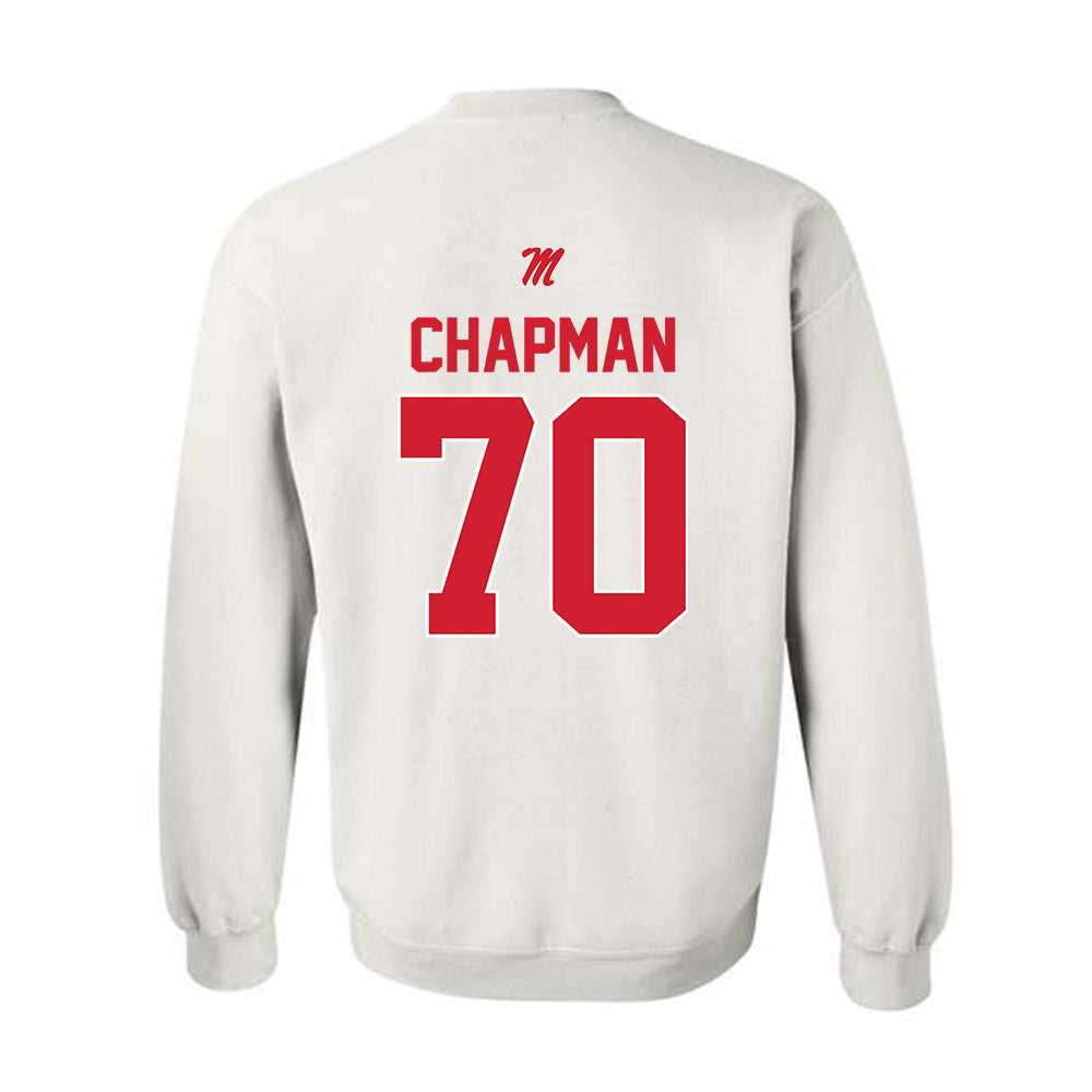 Ole Miss - NCAA Football : Jalan Chapman - Classic Shersey Crewneck Sweatshirt-1