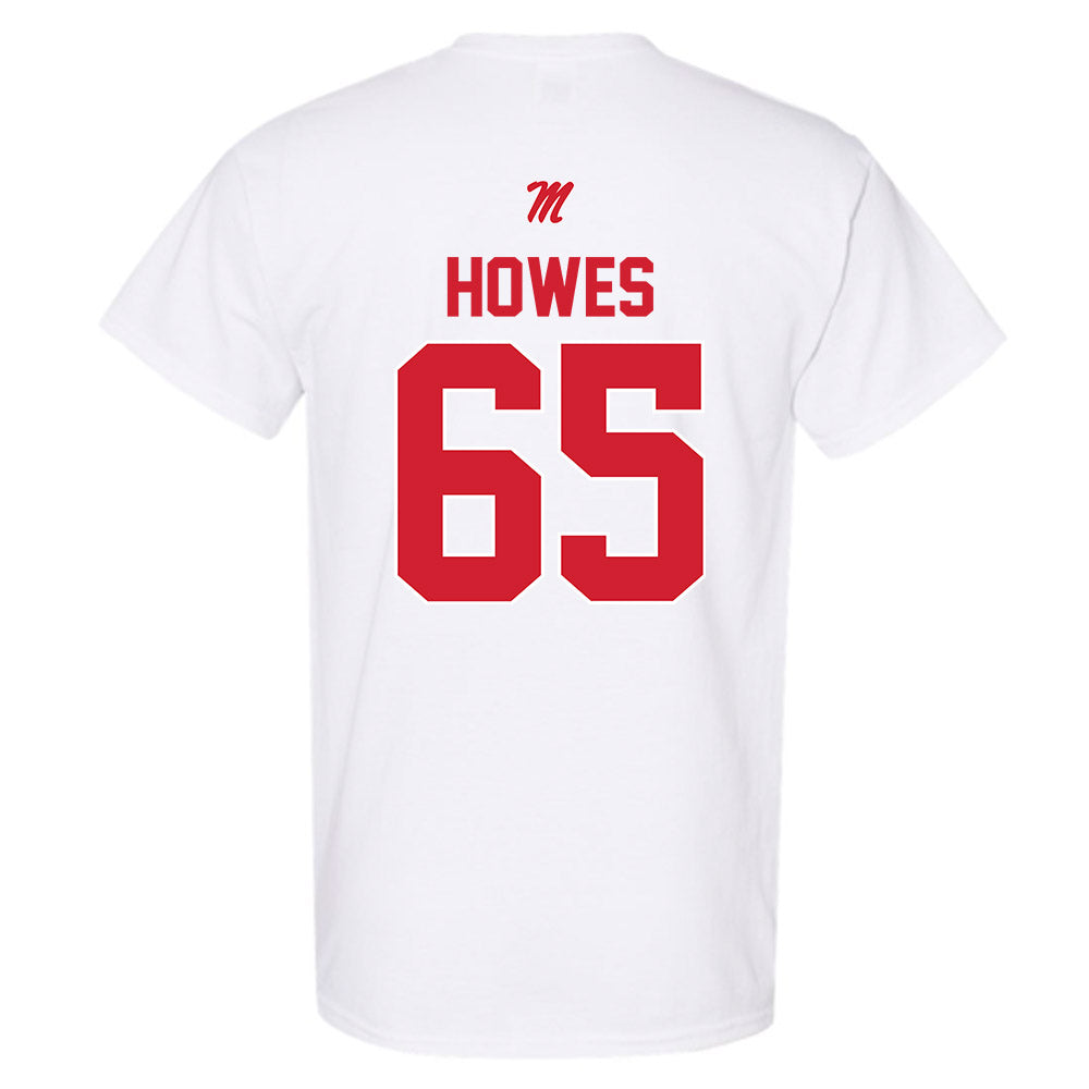 Ole Miss - NCAA Football : Connor Howes - T-Shirt-1