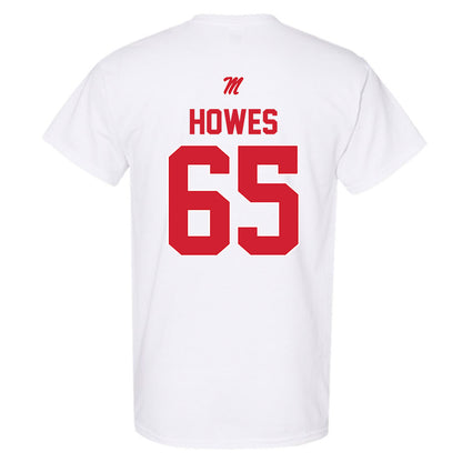 Ole Miss - NCAA Football : Connor Howes - T-Shirt-1