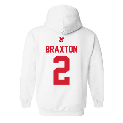 Ole Miss - NCAA Football : Jaylon Braxton - Hooded Sweatshirt-1
