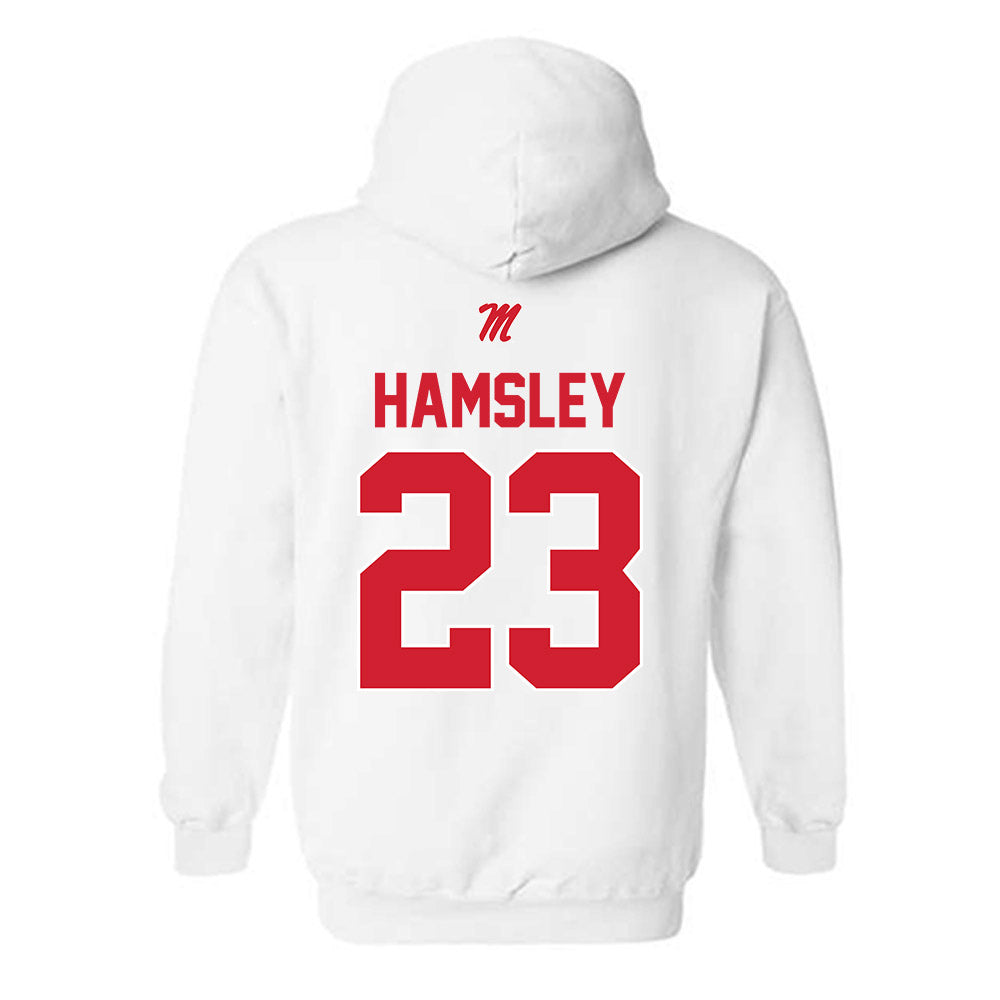 Ole Miss - NCAA Football : George Hamsley - Hooded Sweatshirt-1