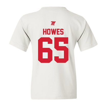 Ole Miss - NCAA Football : Connor Howes - Youth T-Shirt-1