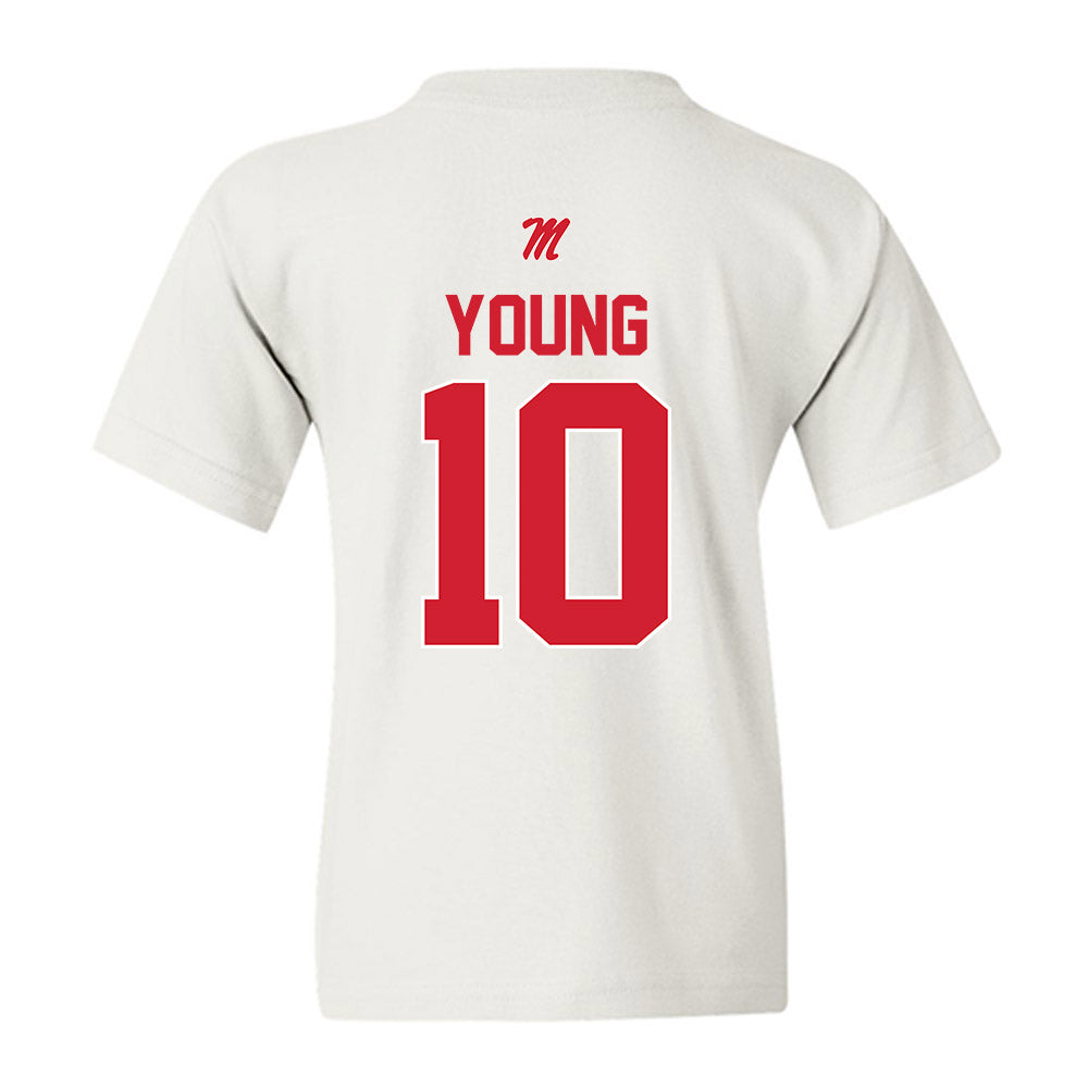 Ole Miss - NCAA Women's Basketball : J'Adore Young - Youth T-Shirt-1