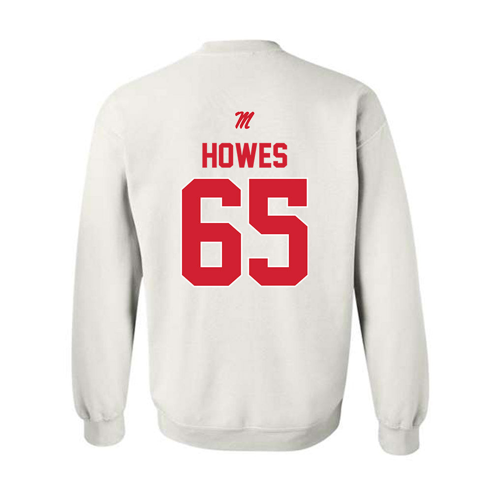 Ole Miss - NCAA Football : Connor Howes - Crewneck Sweatshirt-1