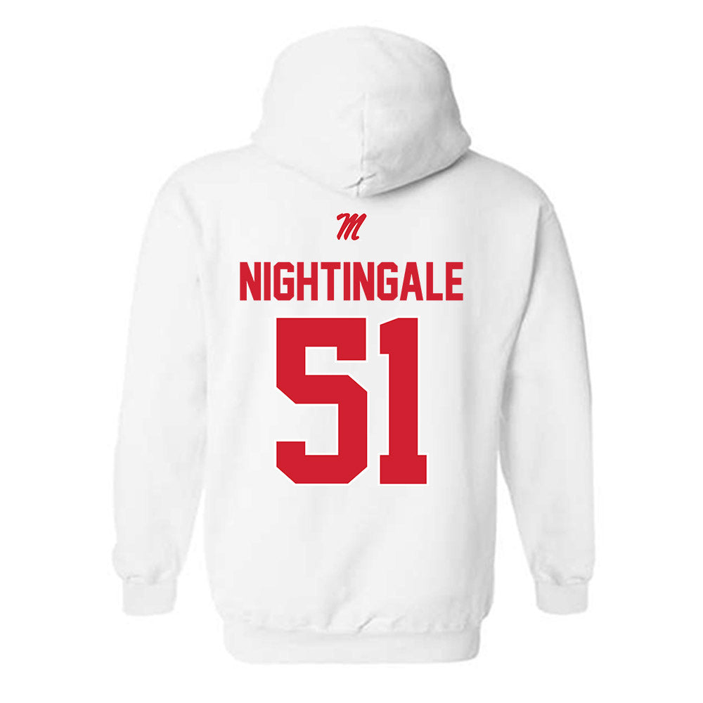 Ole Miss - NCAA Football : Trey Nightingale - Hooded Sweatshirt-1