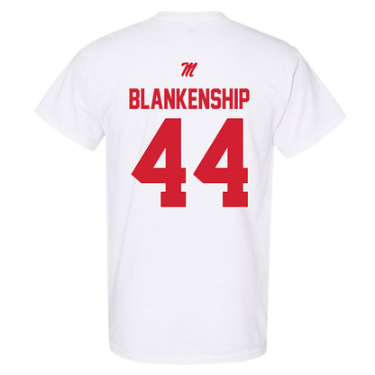 Ole Miss - NCAA Football : Caleb Blankenship - Classic Shersey T-Shirt-1