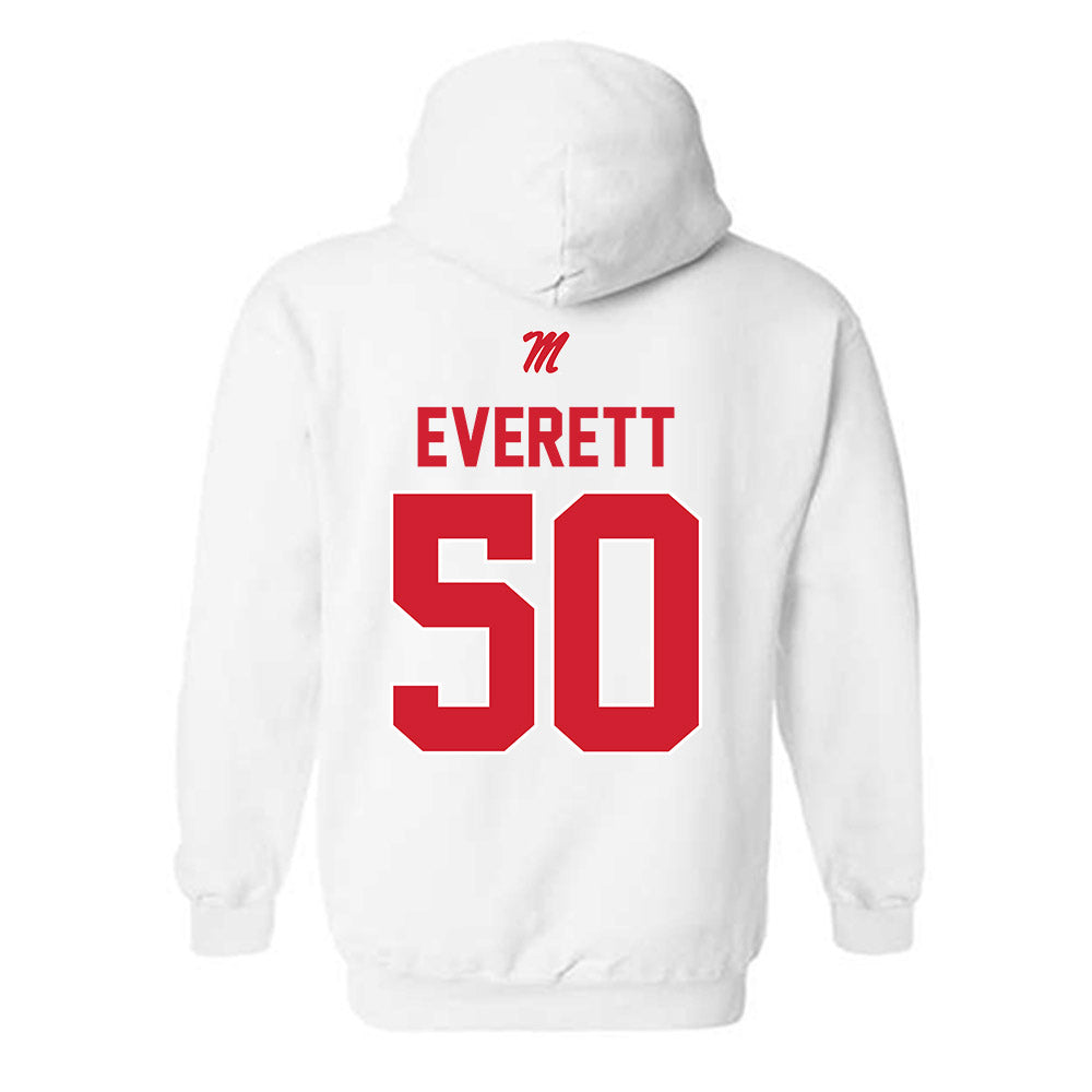 Ole Miss - NCAA Football : Troy Everett - Classic Shersey Hooded Sweatshirt-1