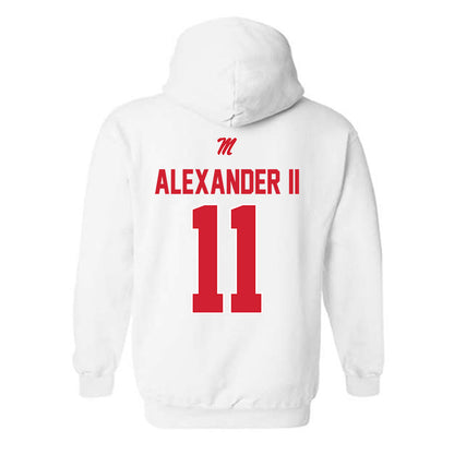 Ole Miss - NCAA Football : Hilton Deuce Alexander II - Classic Shersey Hooded Sweatshirt-1