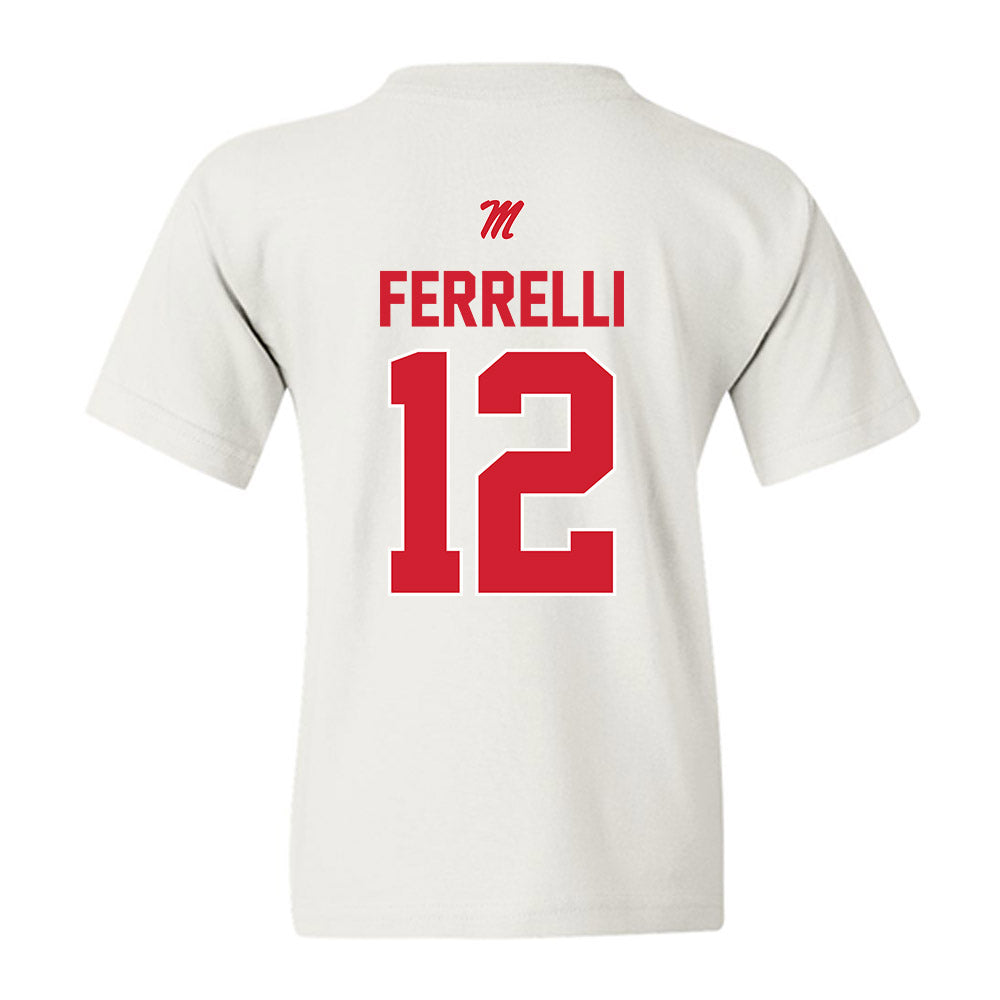 Ole Miss - NCAA Football : Luke Ferrelli - Classic Shersey Youth T-Shirt-1
