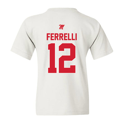 Ole Miss - NCAA Football : Luke Ferrelli - Classic Shersey Youth T-Shirt-1