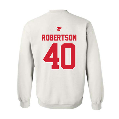 Ole Miss - NCAA Baseball : JP Robertson - Crewneck Sweatshirt-1