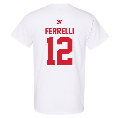 Ole Miss - NCAA Football : Luke Ferrelli - Classic Shersey T-Shirt-1