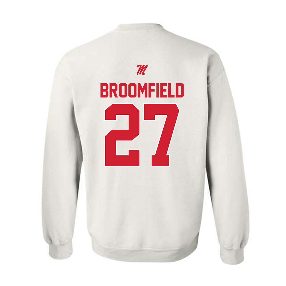 Ole Miss - NCAA Football : Patrick Broomfield - Classic Shersey Crewneck Sweatshirt-1