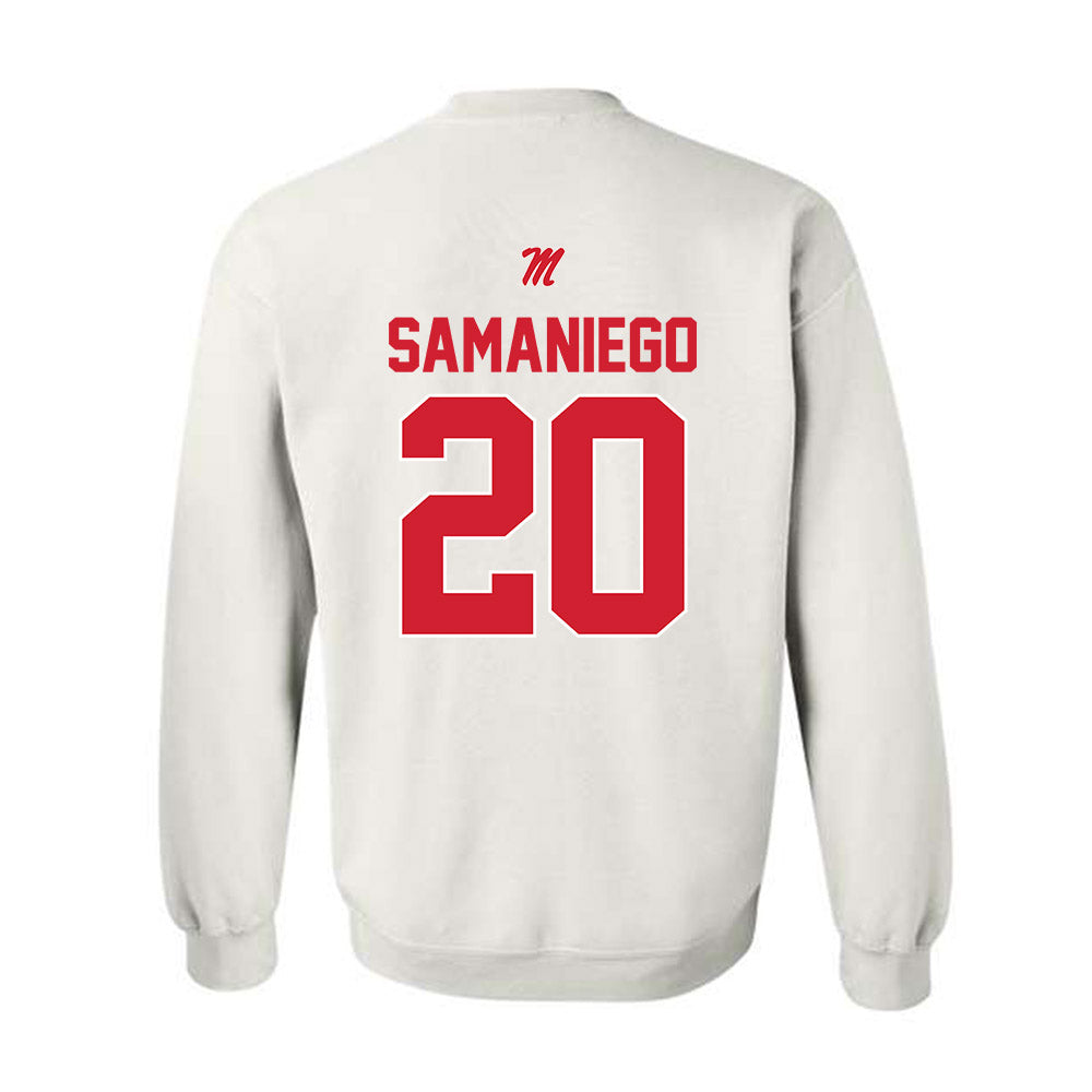 Ole Miss - NCAA Women's Volleyball : Vivianna Samaniego - Crewneck Sweatshirt-1